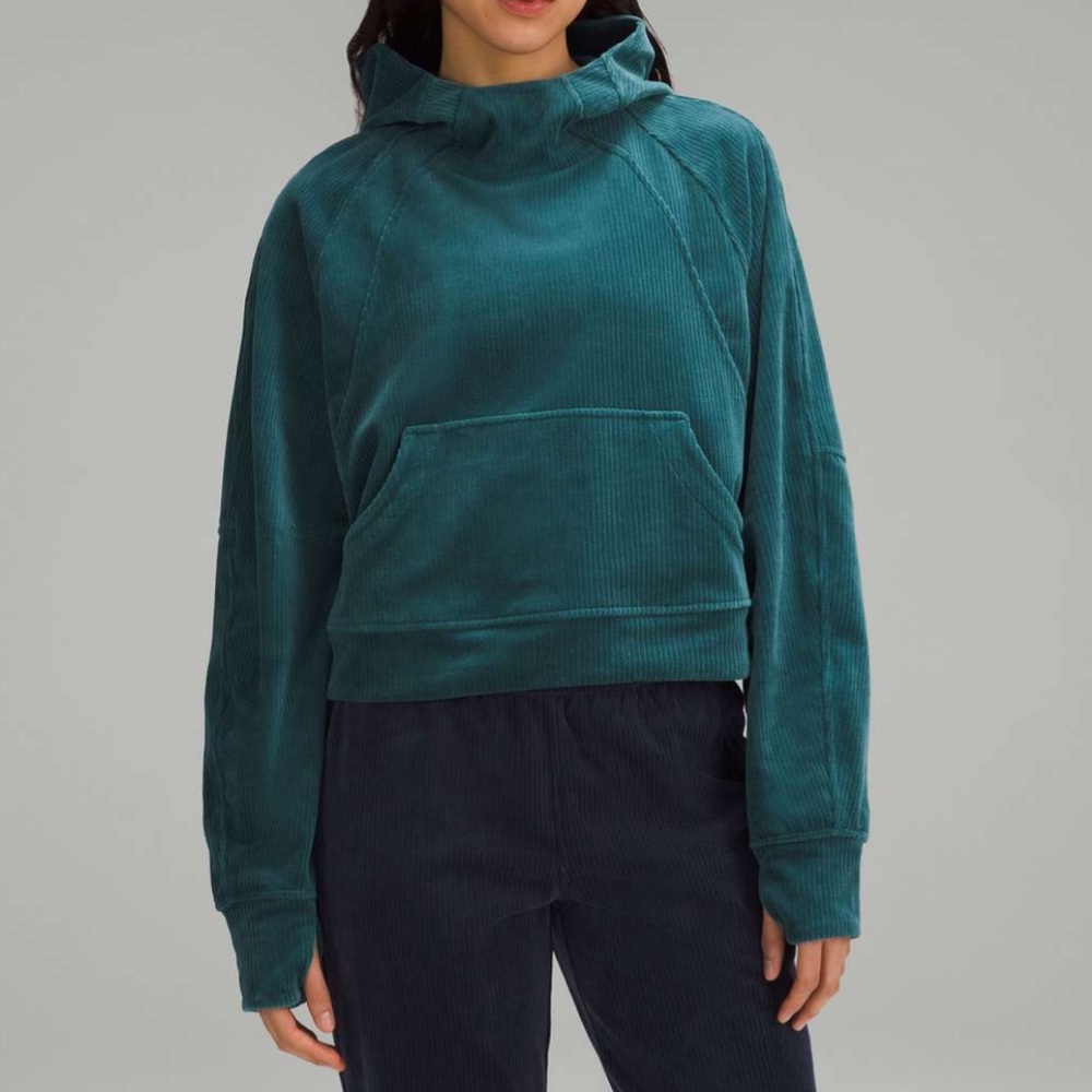 Lululemon Scuba Oversized Hoodie in Velvet Cord XS/S